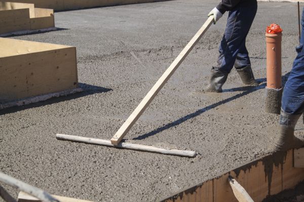 Concrete Platform Installation in Asheville