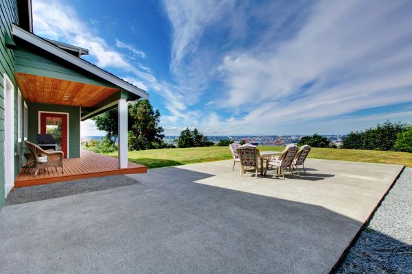 Yard Concrete Installation in Asheville