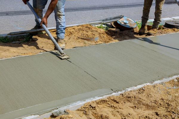 Cement Pathway Installation in Asheville