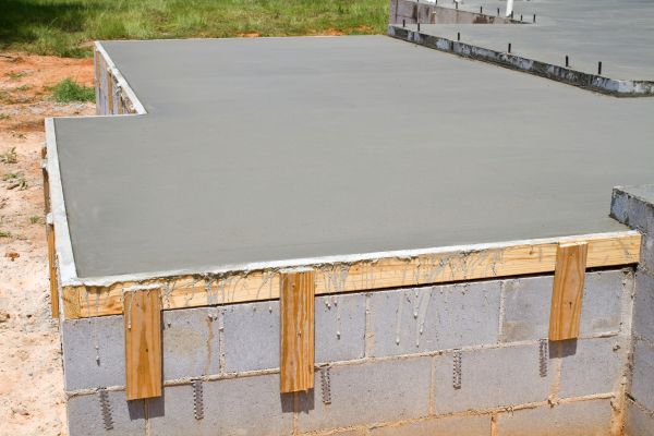 Concrete Slab Installation in Asheville