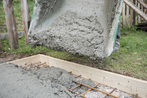 Yard Concrete Pouring in Asheville