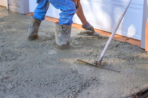 Driveway Slab Construction in Asheville